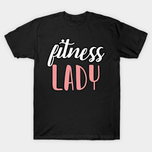 fitness lady - fitness girl T-Shirt